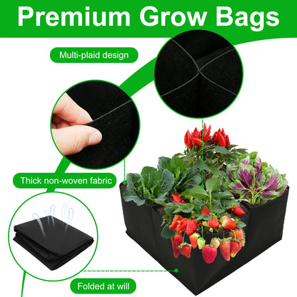 Multi-Grid Raised Garden Bed Grow Bag Planter