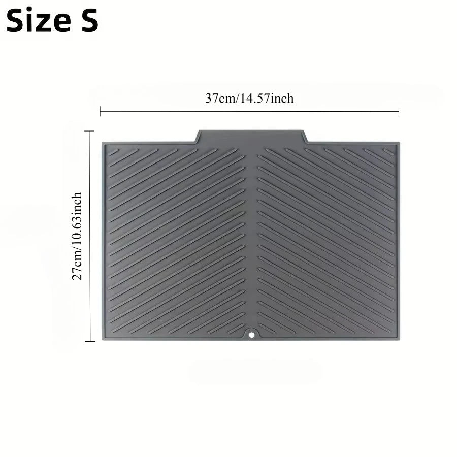 Silicone Sink Splash Guard & Fast-Dry Drain Mat