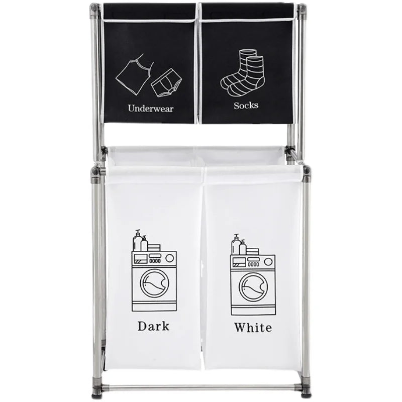 Multi-Layer Laundry Basket Sorter – Space-Saving Clothes Organizer Rack