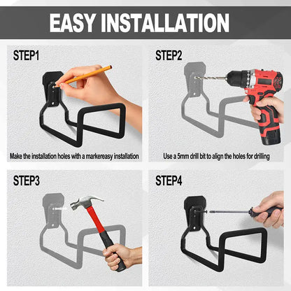 Heavy Duty Garage Wall Hook – Anti-Slip Storage Hanger