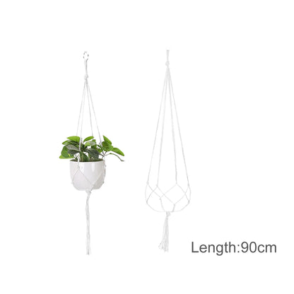 Macrame Plant Hanger – Handmade Boho Hanging Planter
