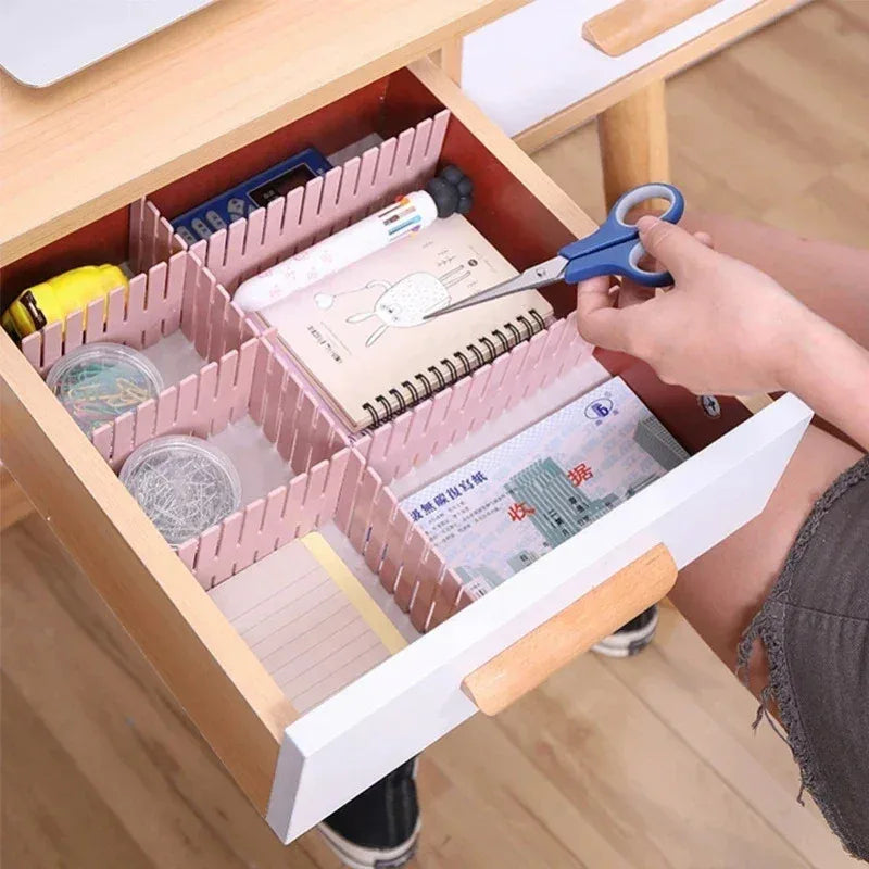 Adjustable Drawer Divider Organizer Set (4 PCS)