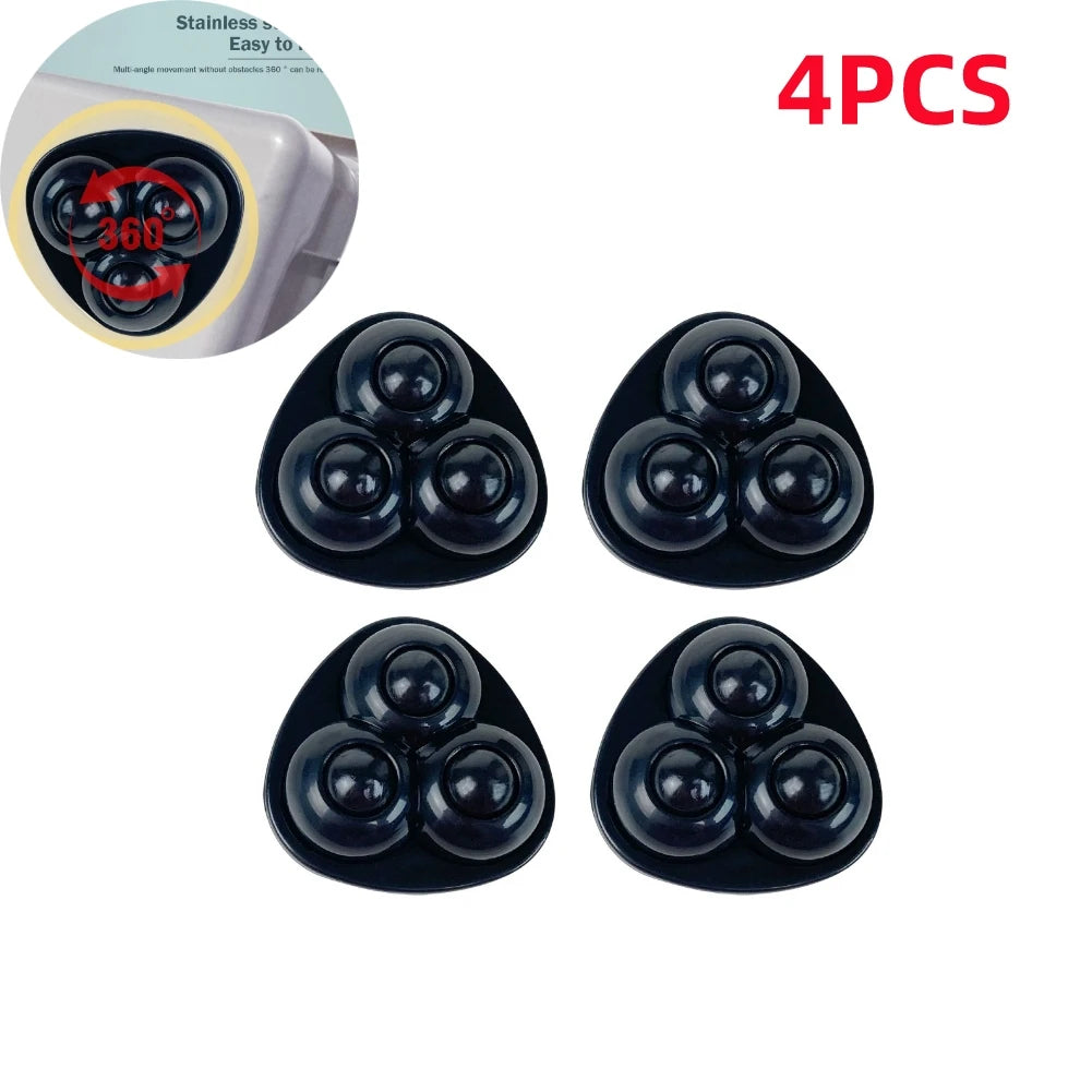 360° Self-Adhesive Mini Caster Wheels for Furniture (4 / 8 PCS)