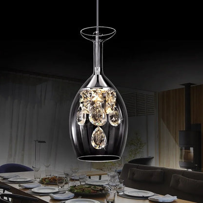 Nordic Glass LED Pendant – Modern Hanging Light