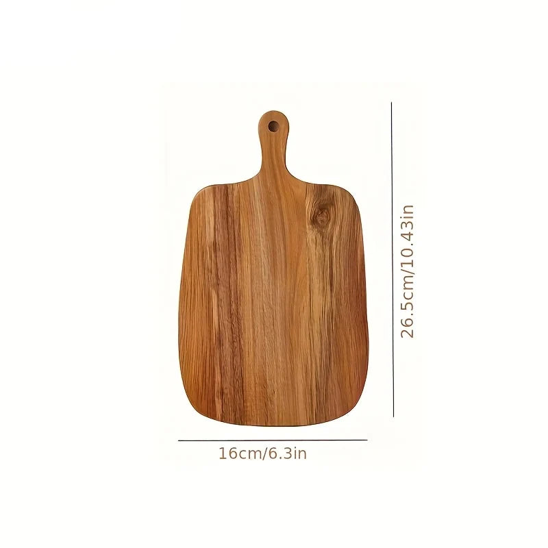 Premium Wooden Cutting Board with Handle