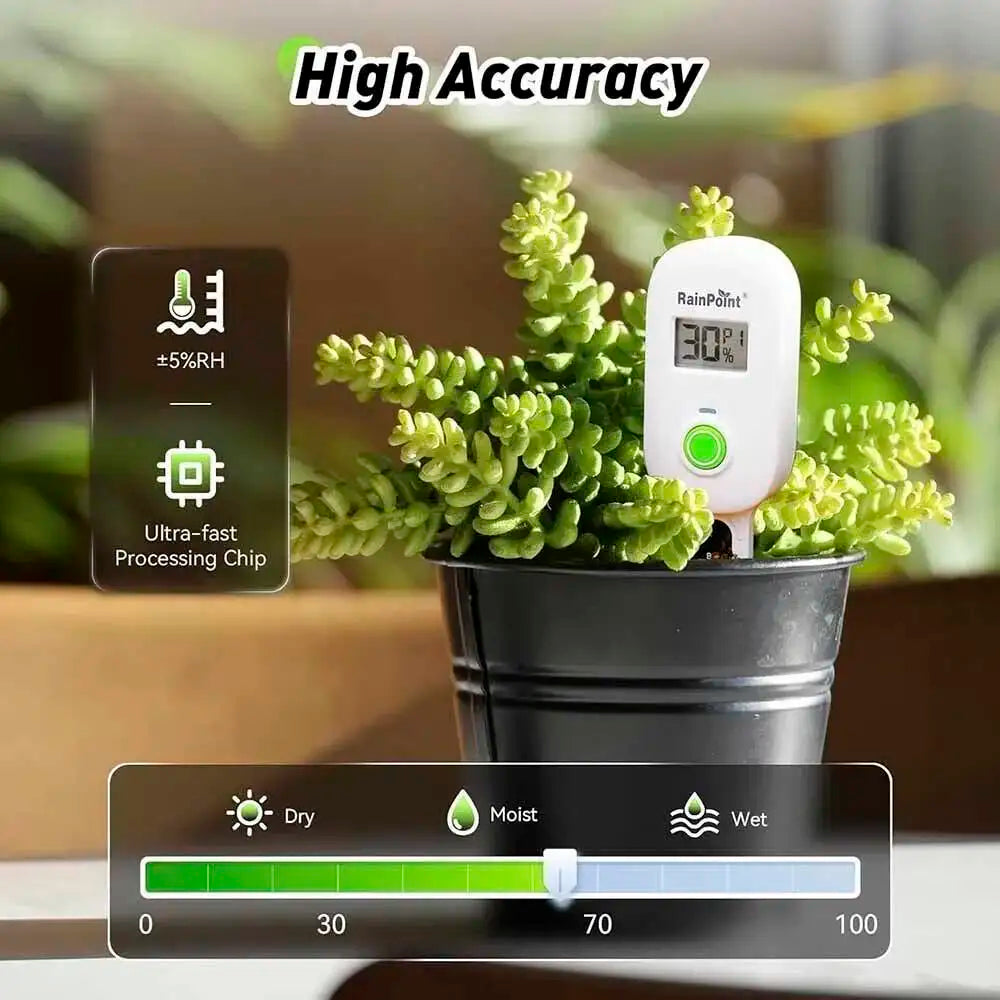 Smart Soil Sensor – Wireless Plant Moisture & Temp Tester