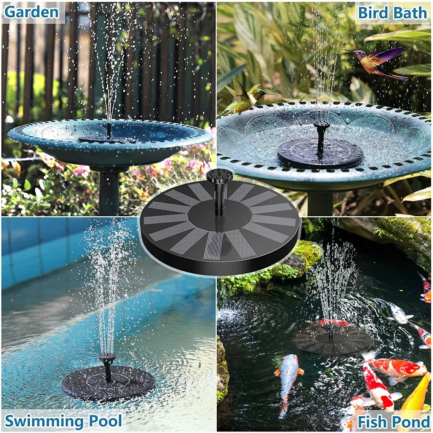 Solar Bird Bath Fountain Pump