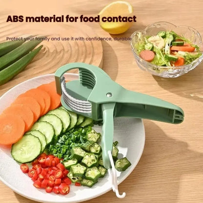 Multi-Function Stainless Steel Fruit & Vegetable Slicer