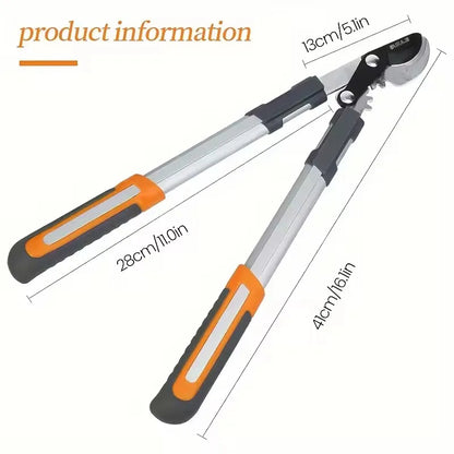 Gear Bypass Pruning Shears – Cuts Branches Up to 30mm