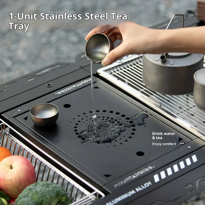 Ultra-Light Foldable Camping IGT Table – Portable Outdoor Cooking Stand