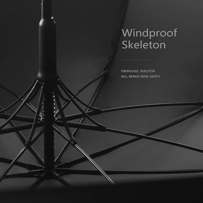 Windproof UV Protection Travel Umbrella – Waterproof Long Handle