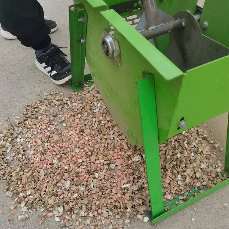 Manual Hand Crank Peanut Sheller – Easy & Fast Peanut Peeling Machine