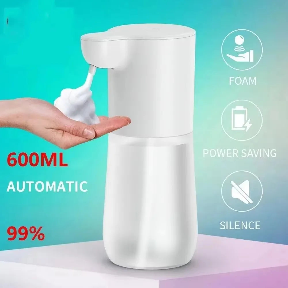 380ml Touchless Foam Soap Dispenser – USB Rechargeable