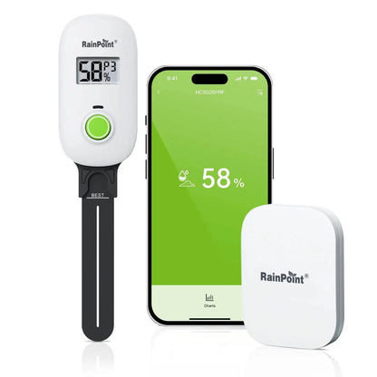 Smart Soil Sensor – Wireless Plant Moisture & Temp Tester