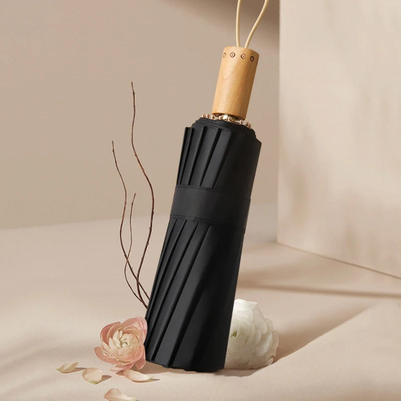 16-Bone Foldable Umbrella – Sun & Rain Protection