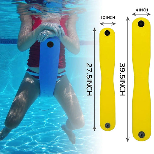 3-in-1 Foldable Floating Pool Chair – Lounge, Upright & Saddle Seat