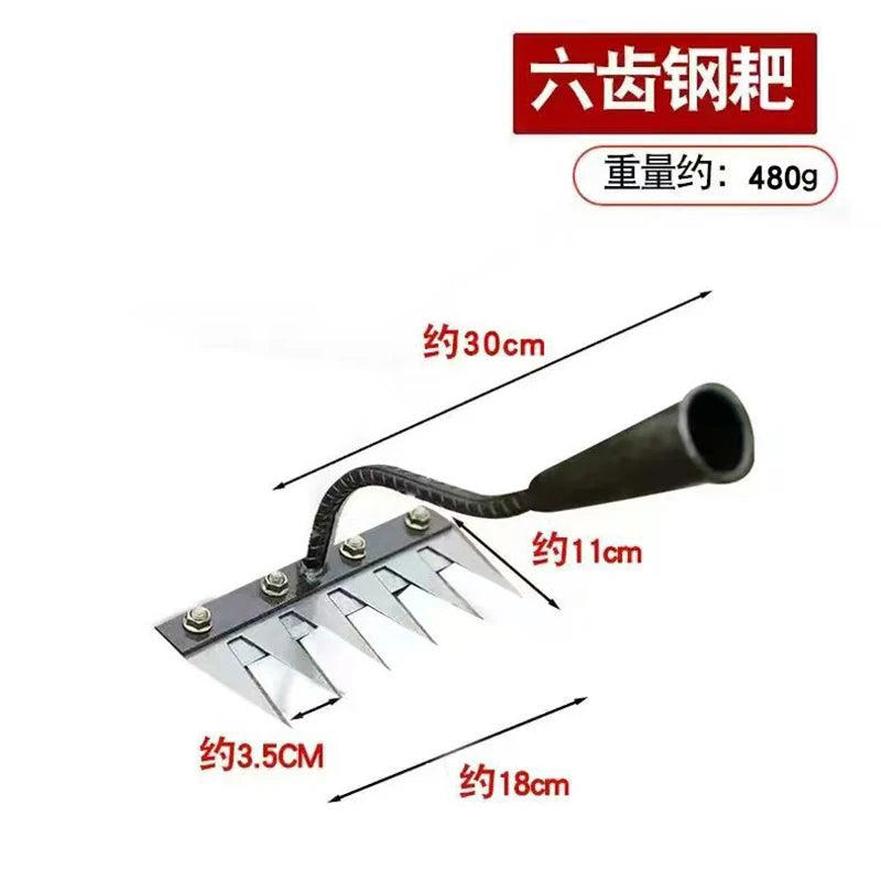 Carbon Steel Hollow Garden Hoe – Easy Weeder & Soil Loosening Tool