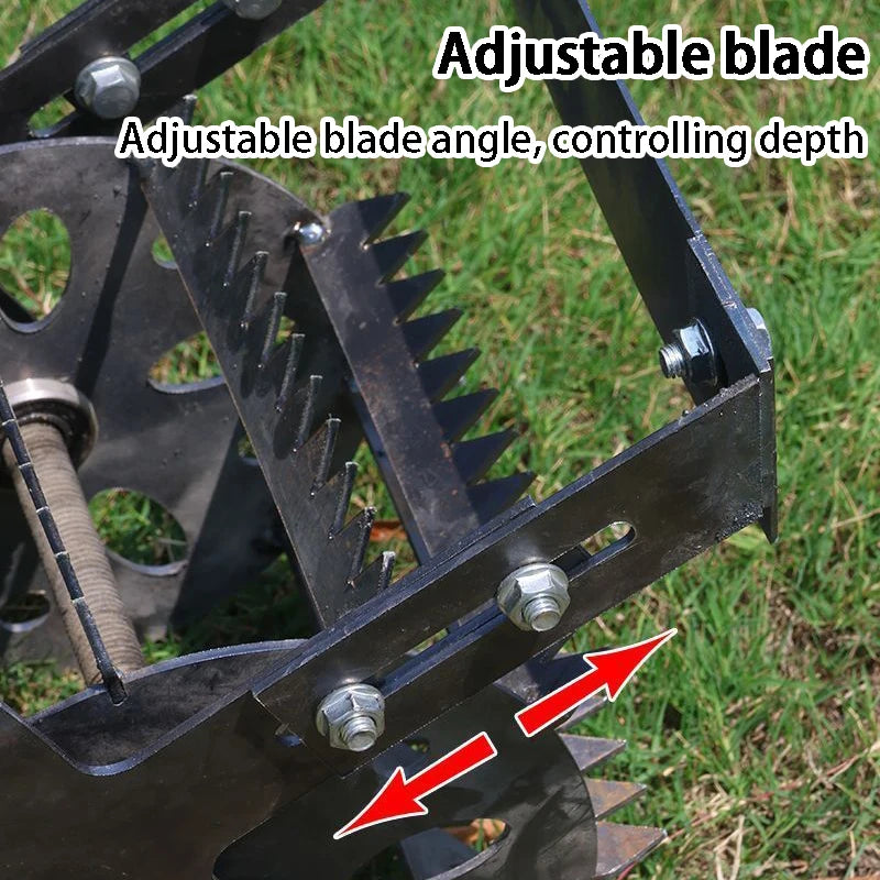Hand-Pushed Wheel Weeder – Easy Garden & Farm Weed Removal