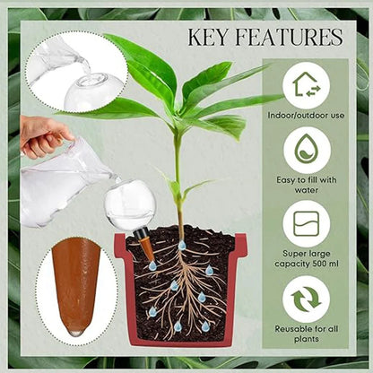 Self-Watering Plant Globe (500ml)