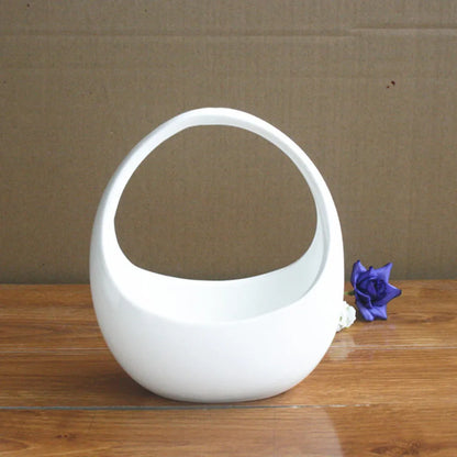 Ceramic Hanging Succulent Planter – Indoor & Outdoor Flower Pot