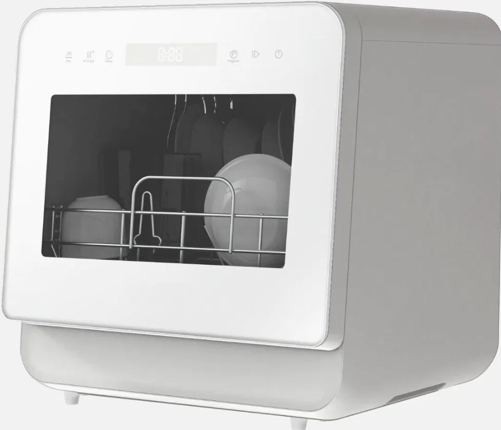 Compact Drawer Dishwasher – 34.5L Smart Touch LED, ECO & Baby Care Modes