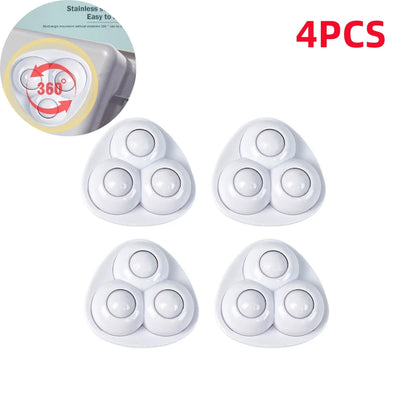 360° Self-Adhesive Mini Caster Wheels for Furniture (4 / 8 PCS)