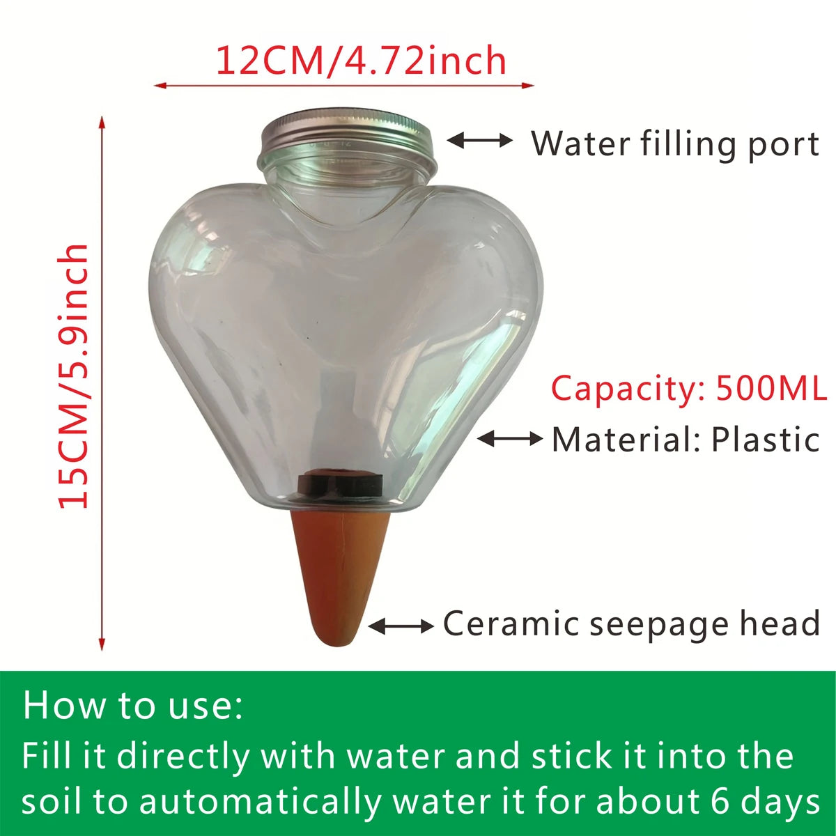 Automatic Plant Watering Spikes – 2-Pack for Potted Flowers