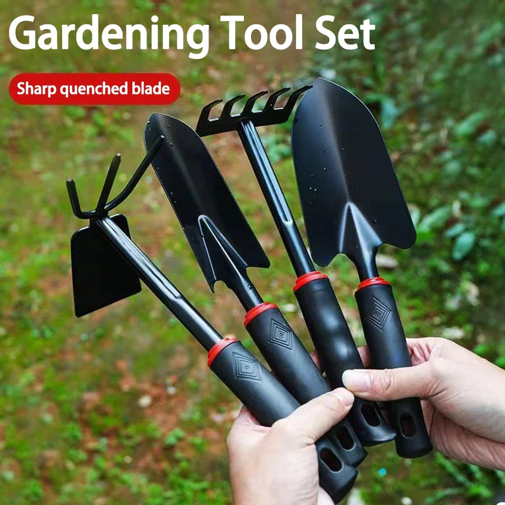 4-Piece Gardening Tool Set with Non-Slip Grip
