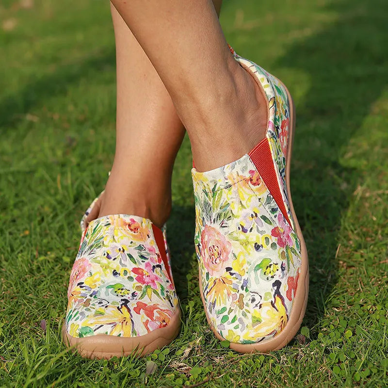 Women's Clover Comfort Flats – Lightweight Slip-On Everyday Shoes