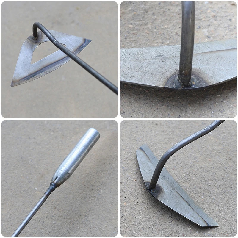 Carbon Steel Hollow Garden Hoe – Easy Weeder & Soil Loosening Tool