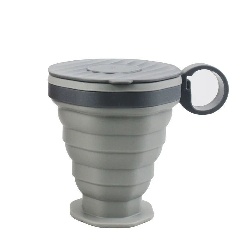 Foldable Silicone Travel Coffee Cup – Reusable & Portable