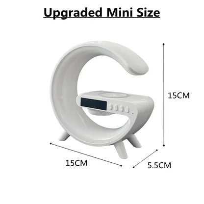 RGB Wireless Charging Station with Speaker | Aesthetic Bedside Essential