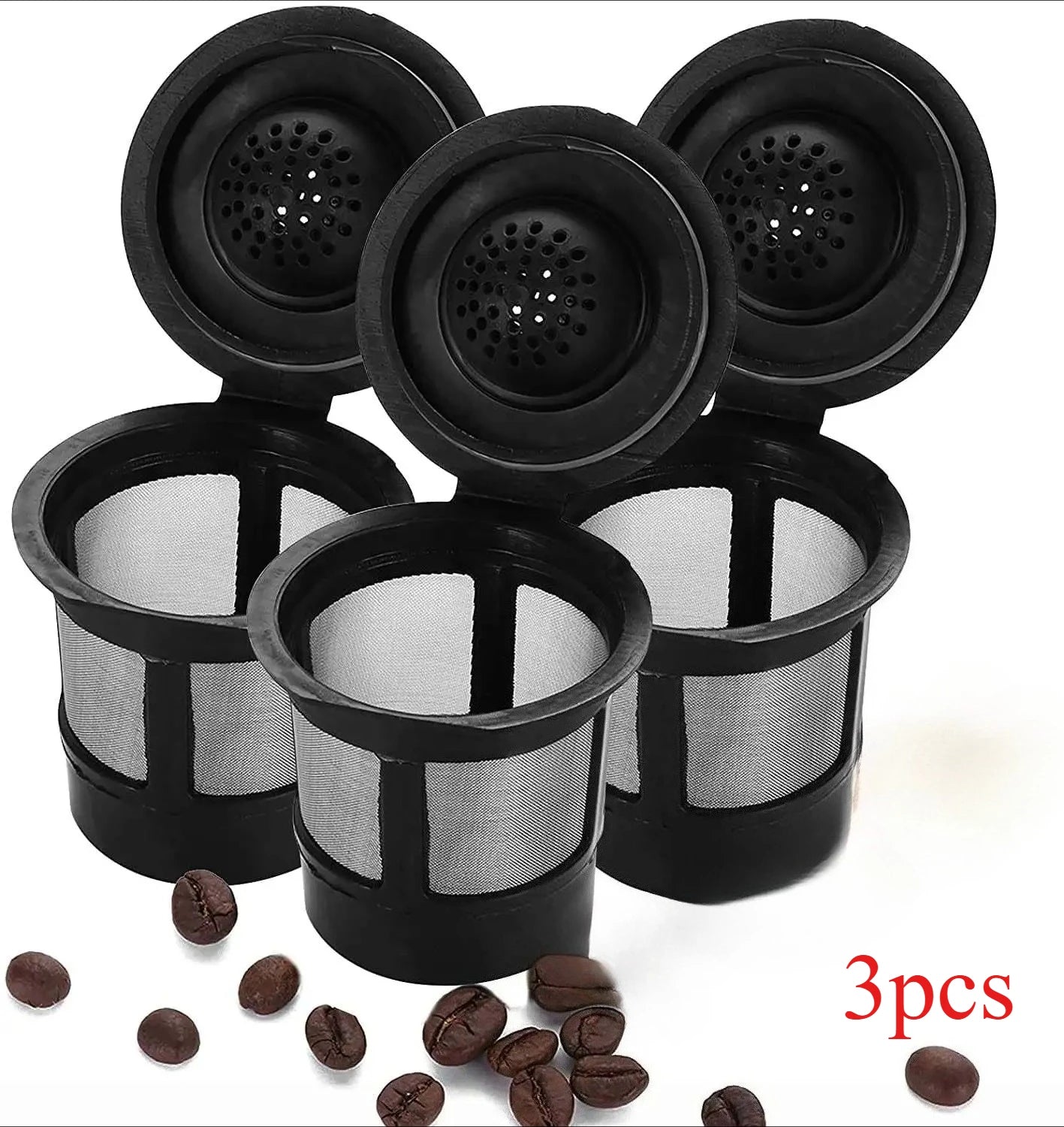 Reusable Coffee Pods for Keurig – Refillable K-Cup (3 Pack)