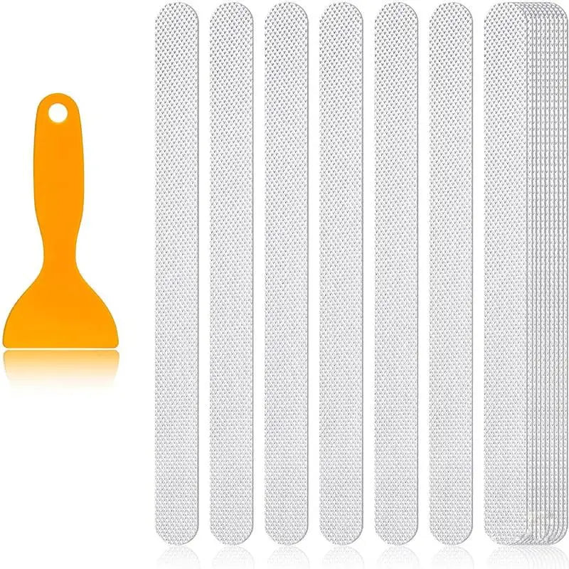 Anti-Slip Shower Strips (24-Pack) – Clear Bathtub Safety Grip Stickers