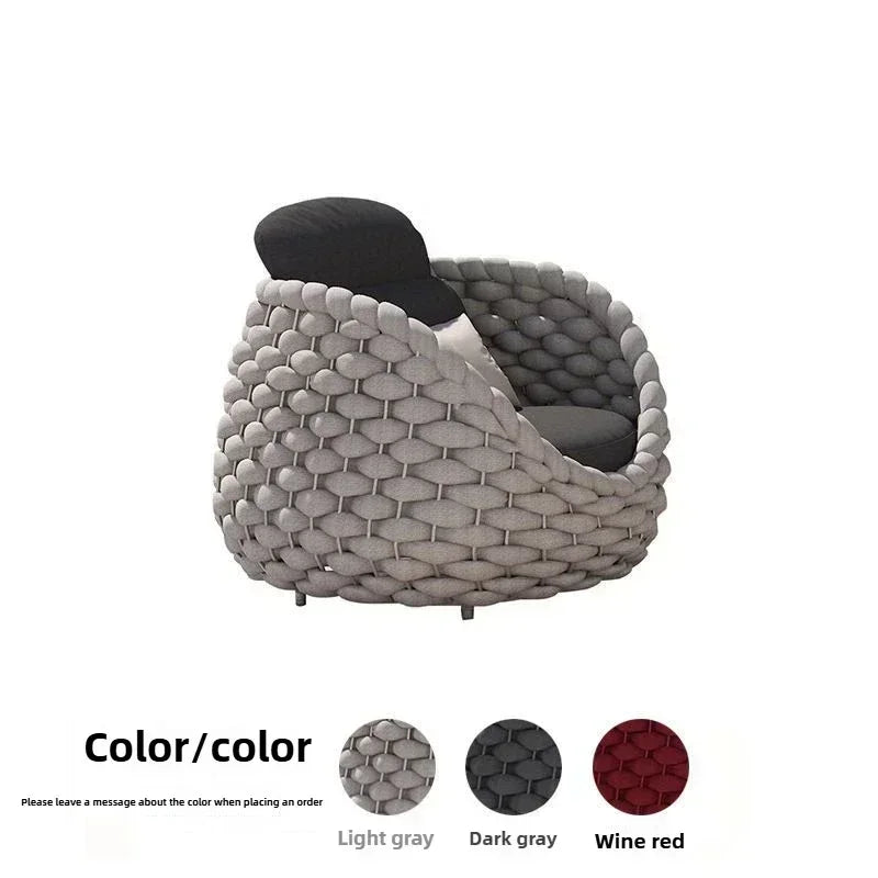 Eazy Living 2-Seater Patio Bistro Set – Outdoor PE Rattan Chairs