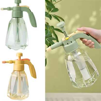Indoor Large Pressure Watering Can – 1.5L Capacity, Durable Yellow