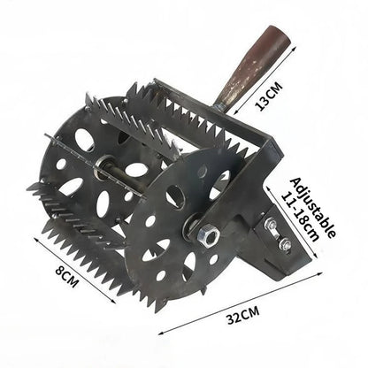 Hand-Pushed Wheel Weeder – Easy Garden & Farm Weed Removal
