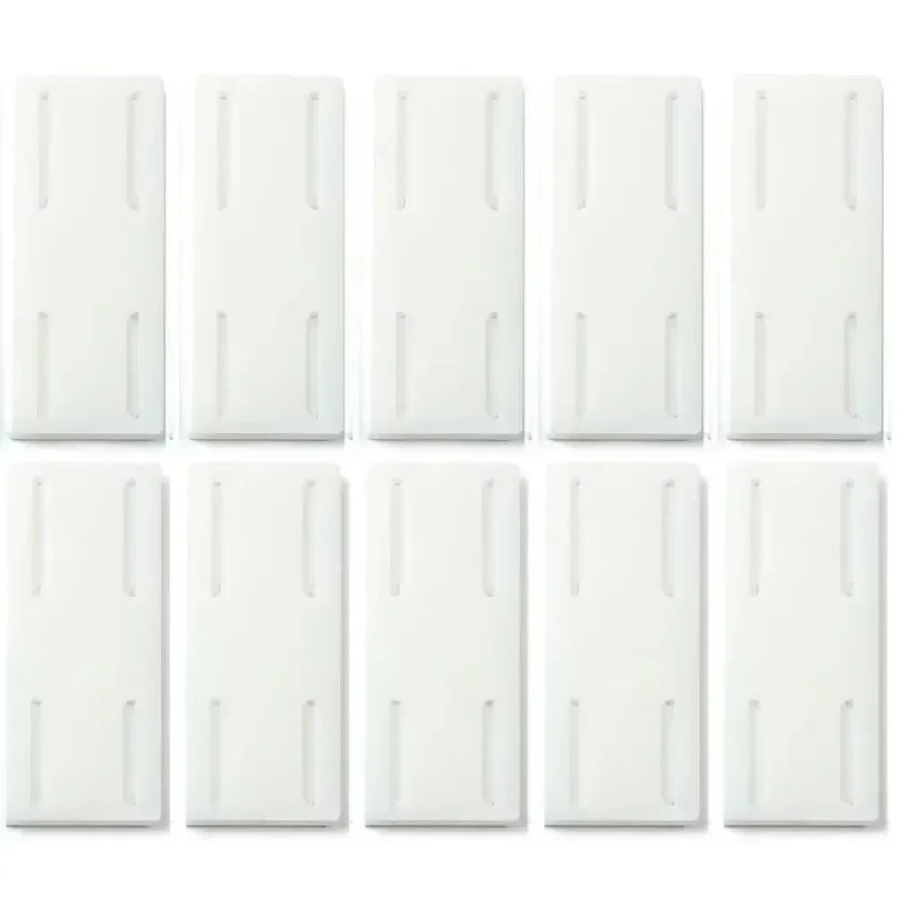 Wall-Mounted Power Strip & Cable Organizer – Self-Adhesive Plug Holder