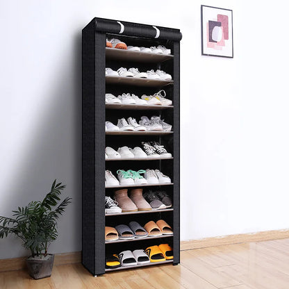 Dustproof Multilayer Shoe Rack | Space-Saving Shoe Organizer