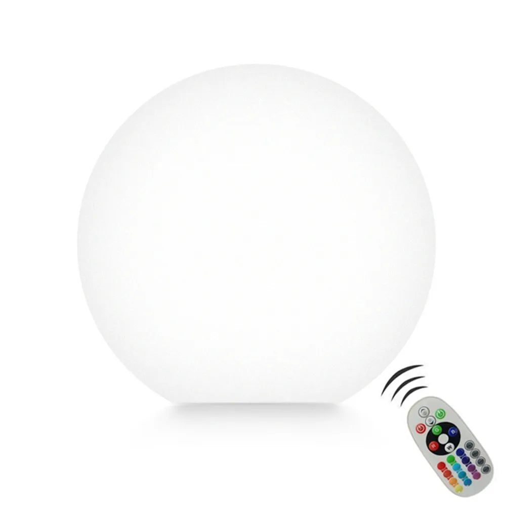LED Garden Ball Light – Waterproof Rechargeable Outdoor Lamp