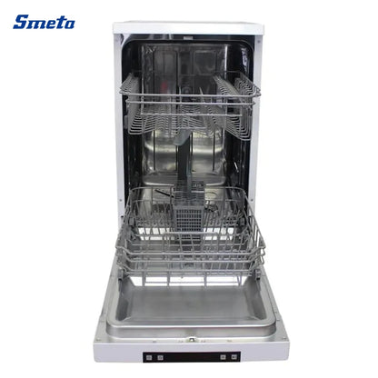 Portable Stainless Steel Dishwasher – Compact 8 Place Setting, Energy Efficient
