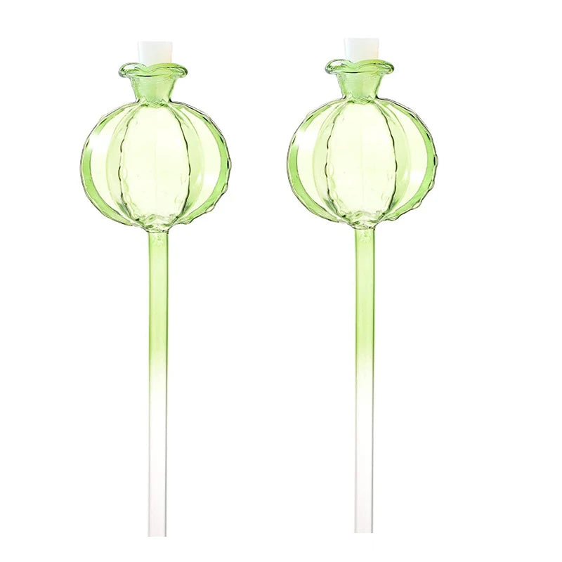 Glass Self-Watering Plant Bulbs – Easy Indoor Drip Irrigation