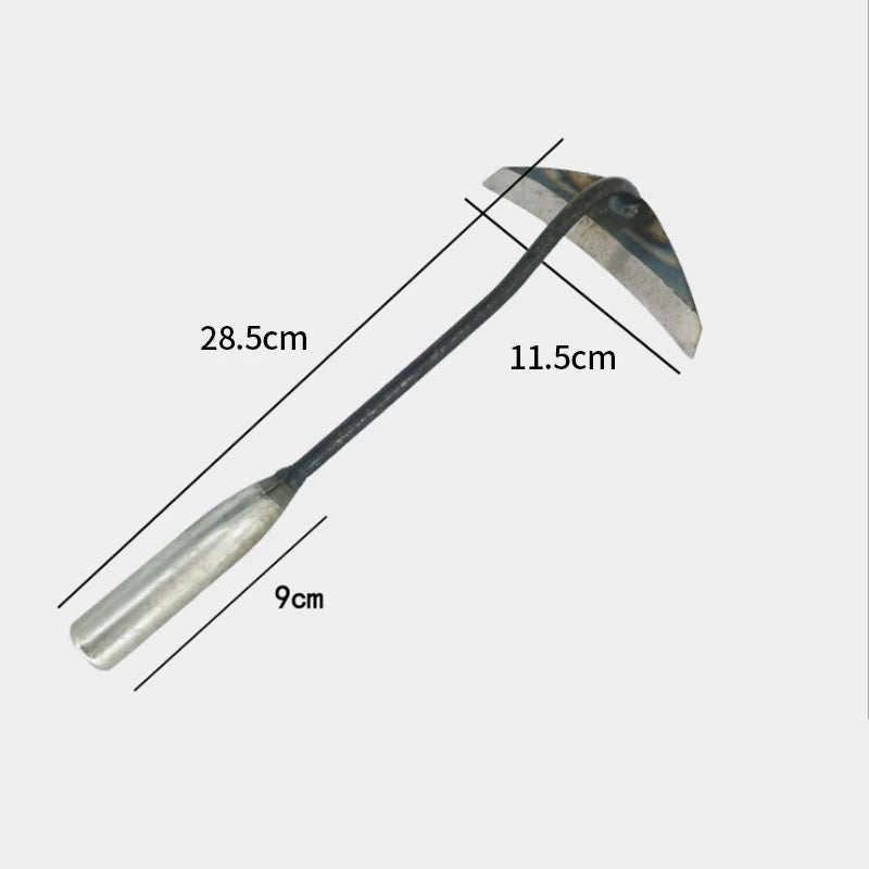 Carbon Steel Hollow Garden Hoe – Easy Weeder & Soil Loosening Tool