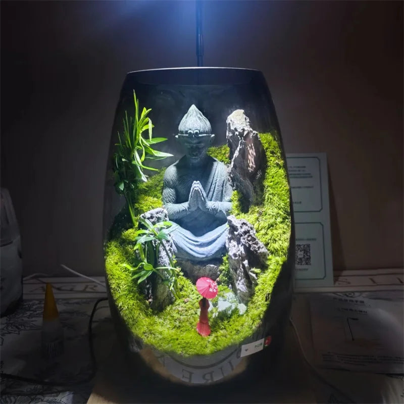 Glass Succulent Terrarium – Handmade Desktop Decor