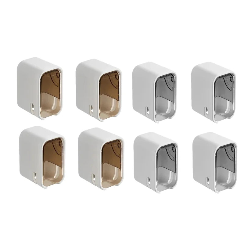 Wall-Mounted Toothbrush Holder Organizer