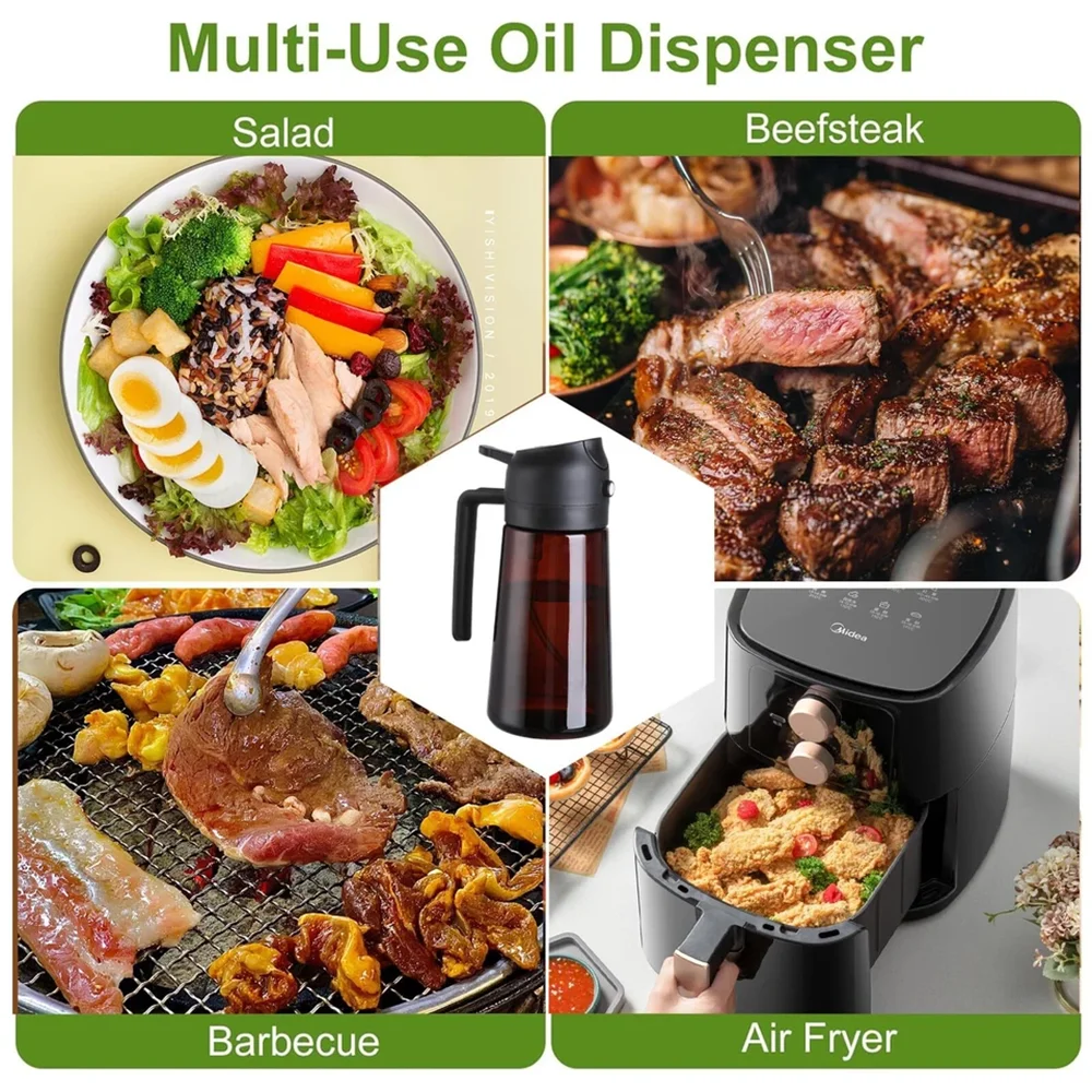 2-in-1 Oil Sprayer Bottle for cooking and plants