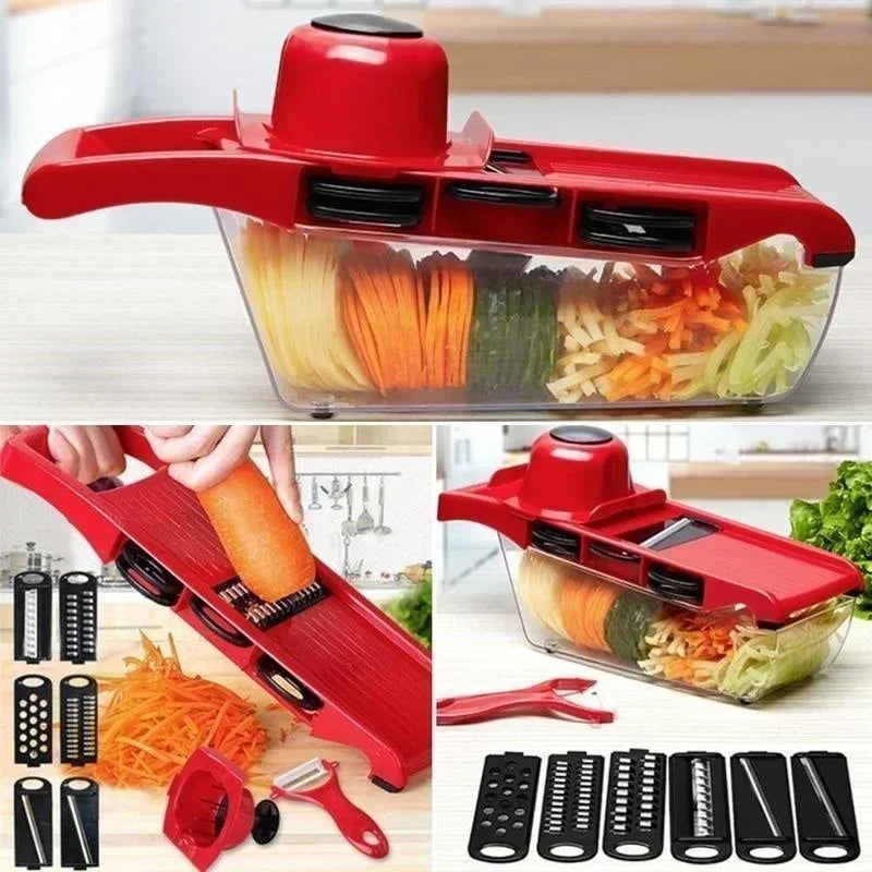 6-in-1 Multi Vegetable Slicer & Julienne Cutter