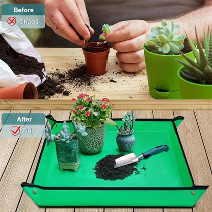 7-Piece Heavy Duty Gardening Tool Set with Gloves