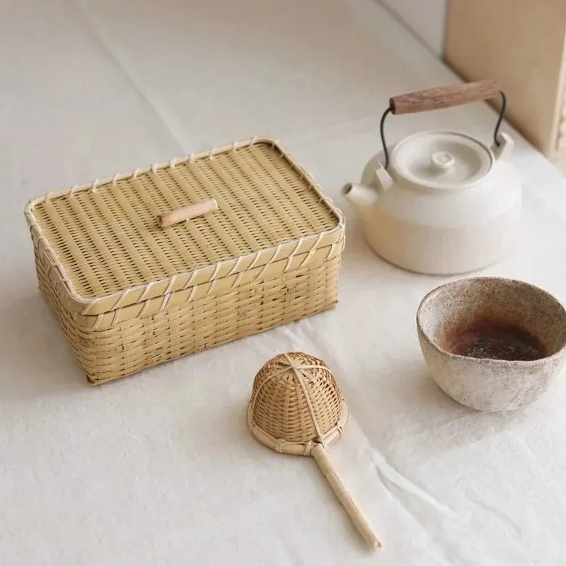 Handmade Bamboo Picnic & Storage Box