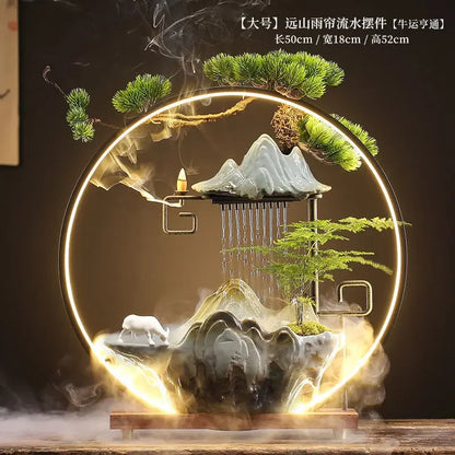 Zen Ceramic Water Fountain Humidifier